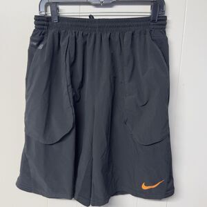 Vtg Nike Court Challenge Shorts Tennis Lightweight Unlined Black Men Large EUC
